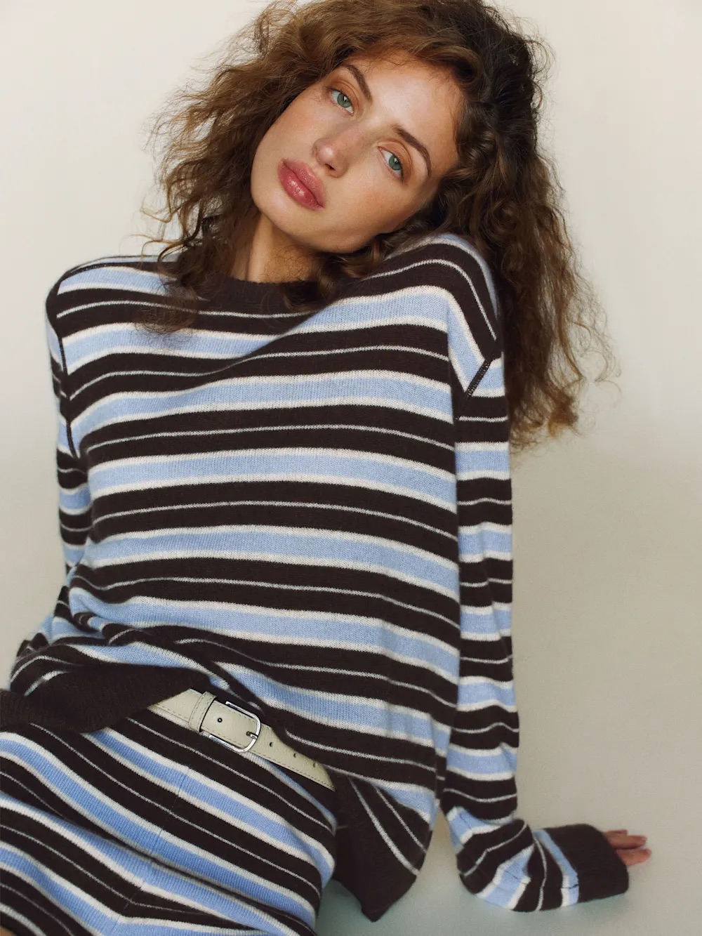 Reformation Cashmere Boyfriend Sweater + Matching Shorts
